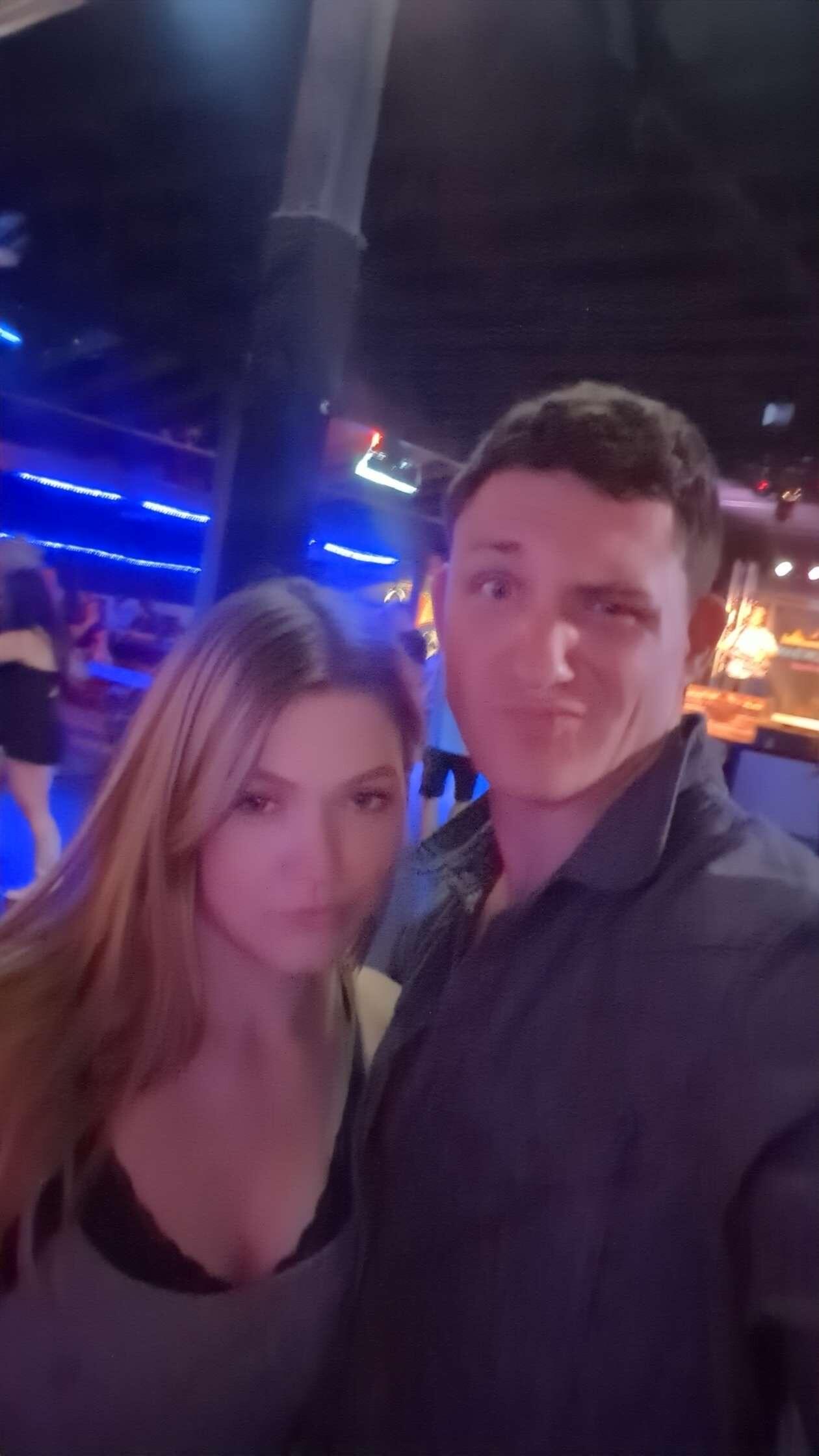 Alex and Crystal met at Nashville North, which is a country themed swing dancing bar in Stateline, Idaho. Each of them was there with their friends but ended up closing out the bar together and going to a gas station diner at 2am as a large group.