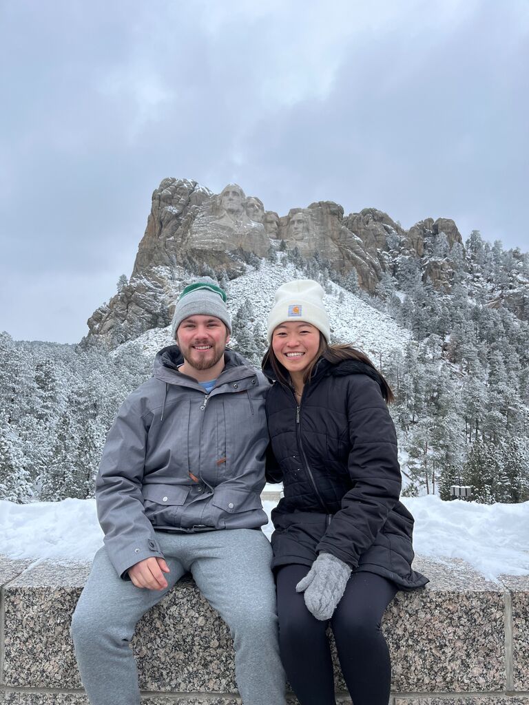 Wyatt and Olivia go to the Black Hills for spring break!