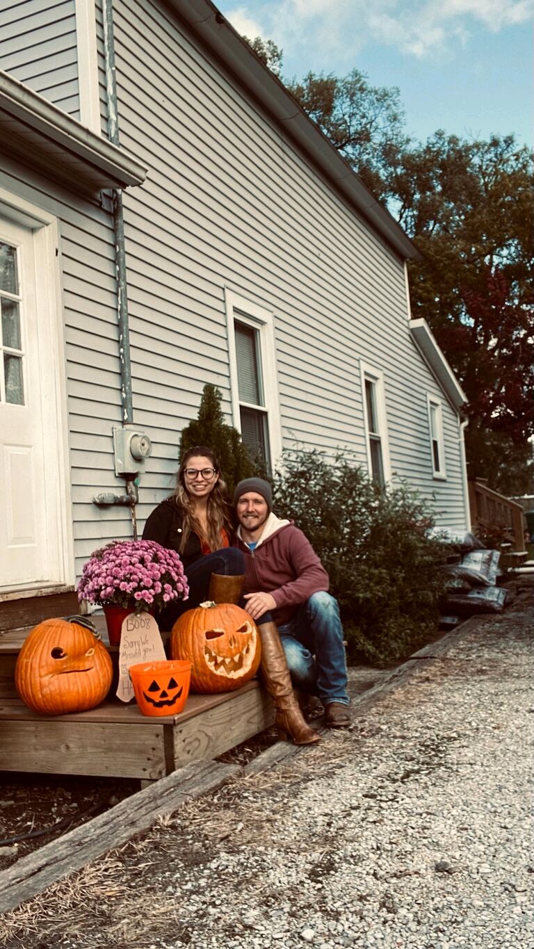 Spending our Halloween waiting for all four trick or treaters in our neighborhood. 