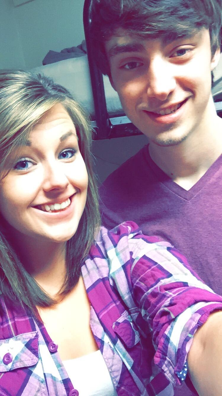 We had our first official date about 2 weeks after we met celebrating our birthdays at Texas Roadhouse (I guess that explains the flannel?) 