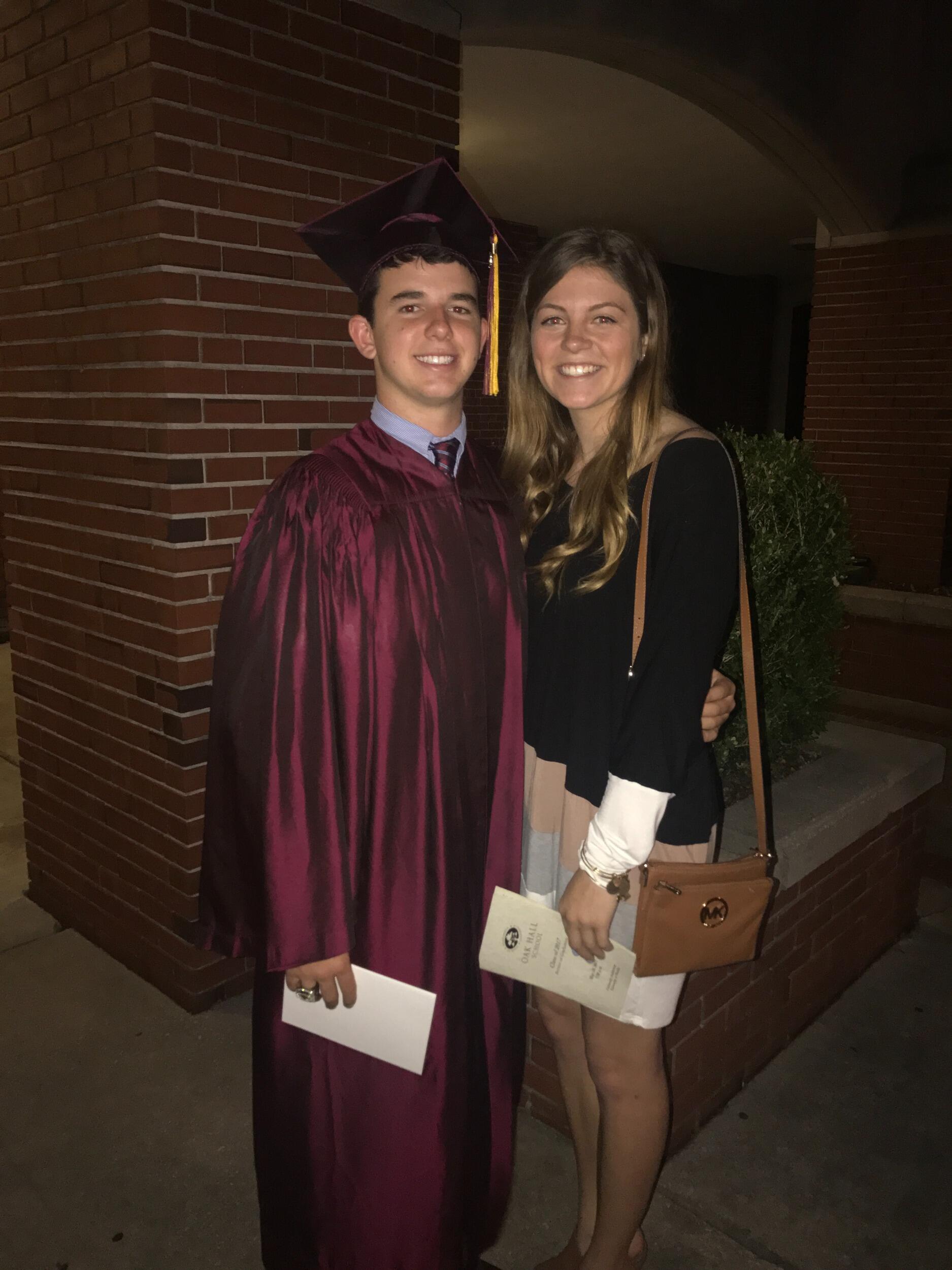 Grayson graduated and decided to stay in Gainesville for school. Hailey did one more year at UCF and decided she would like to come back to Gainesville as well. 