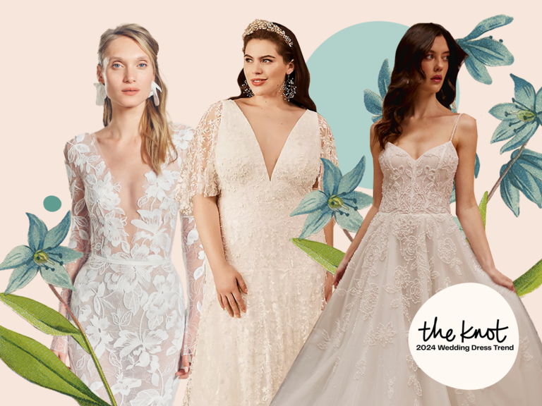 25 Best Floral Wedding Dresses for 2023-2024