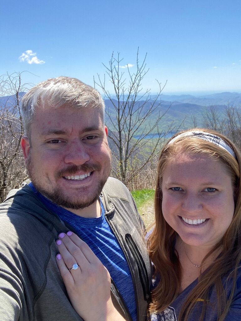 Steve proposes in Asheville, NC