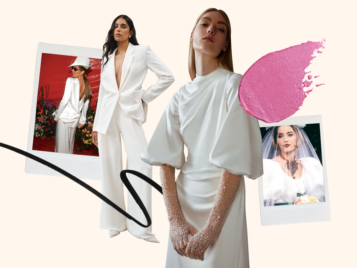 wedding dress trends over the decades