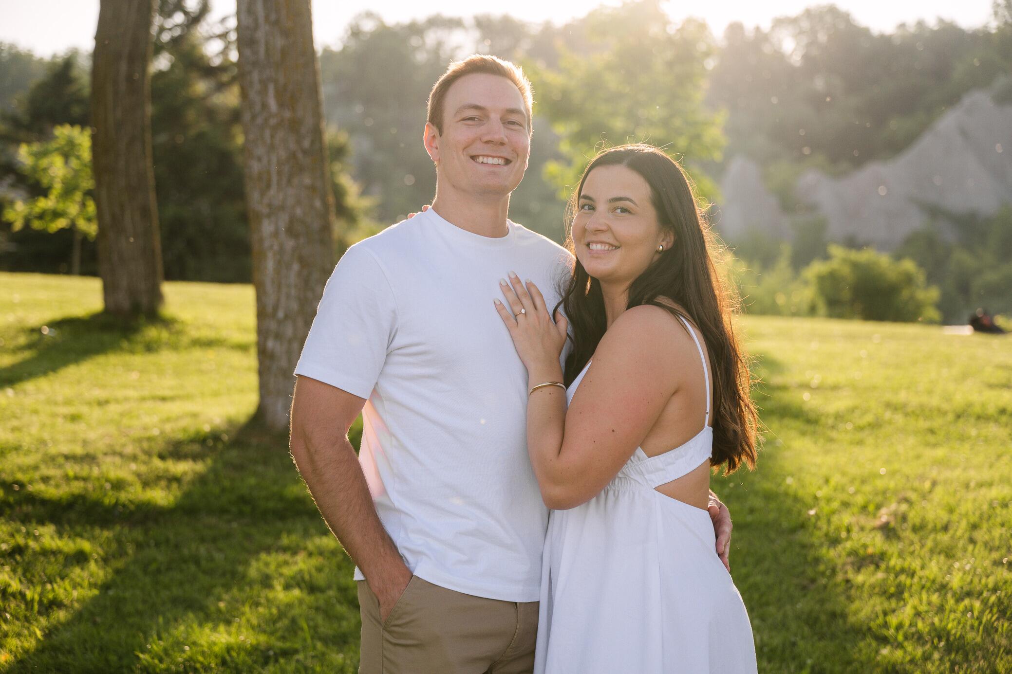 Fast forward to June 2025 — and we’re officially starting a new chapter together. After nearly a decade of memories, laughter, and growing side by side, we celebrated our engagement and booked our wedding together. This photo captures the joy and love that’s brought us here… and everything we’re looking forward to next. 💍