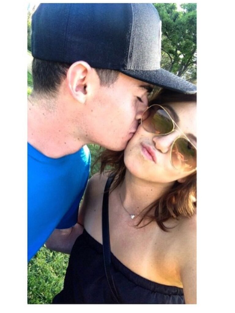 This was only one month after we started dating in 2015! We were only 17 years old! This is where it all began! This was the first Instagram official picture together!