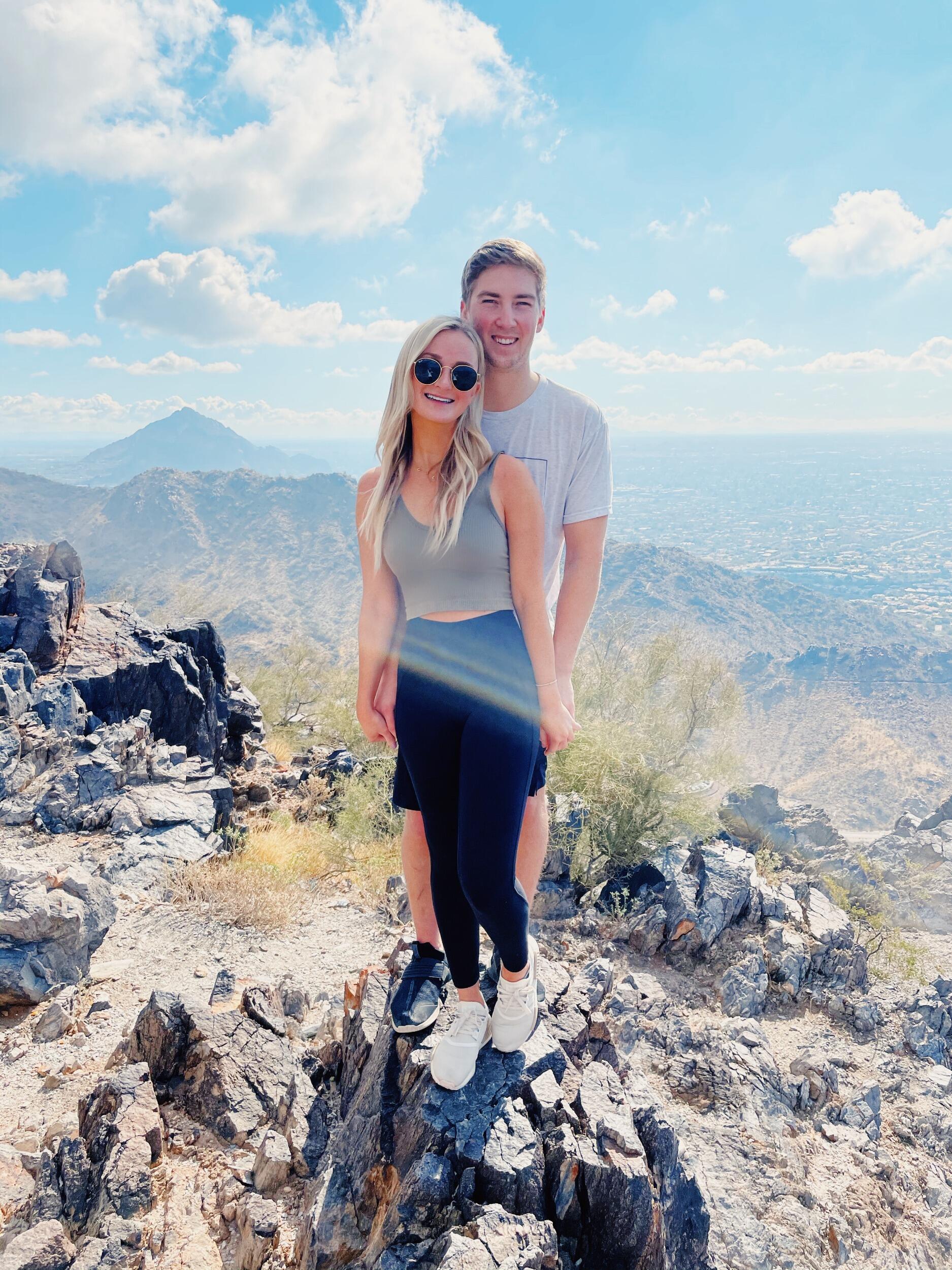 Our first hike together in AZ