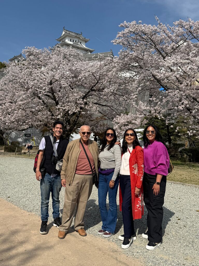Cherry Blossom Season in Tokyo with Family