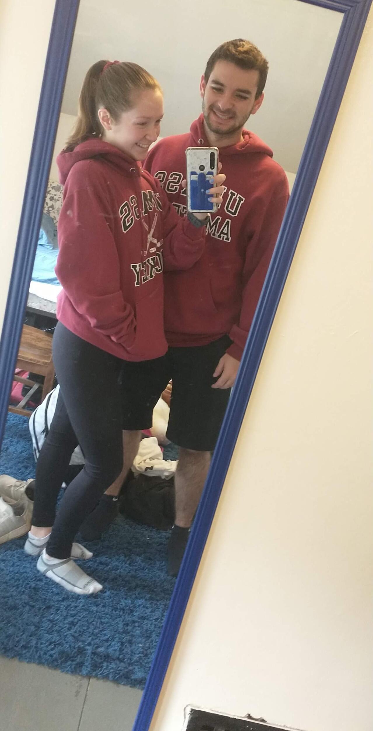 Casey and Brian meet while they are both  in their senior year at UMass Amherst