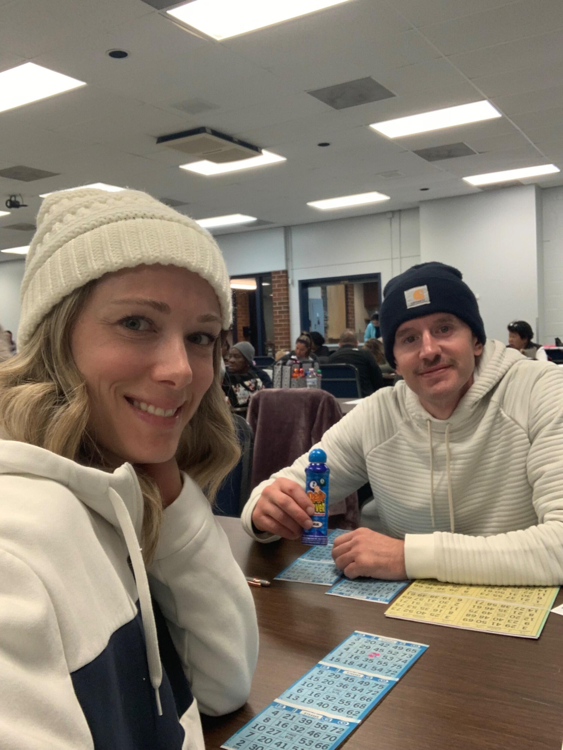 BINGO night at the firehouse. 