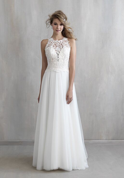 lace racerback wedding dress