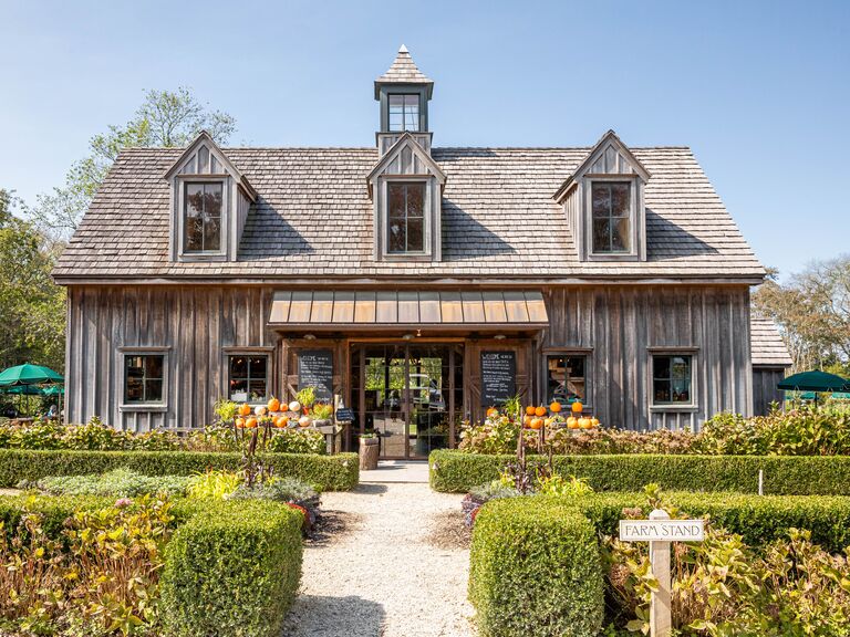 Exterior of Beach Plum Farm cabin in New Jersey