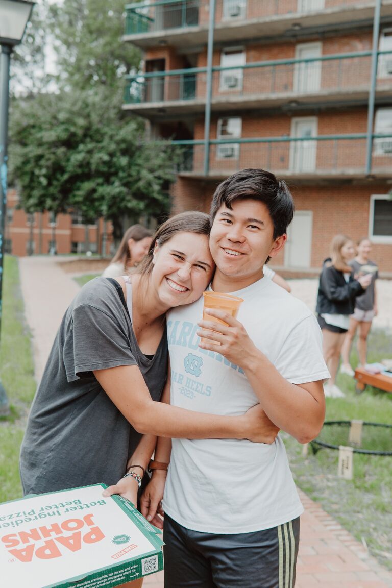 Many days of college ministry involving pizza, spike ball, and late night Cook Out runs!