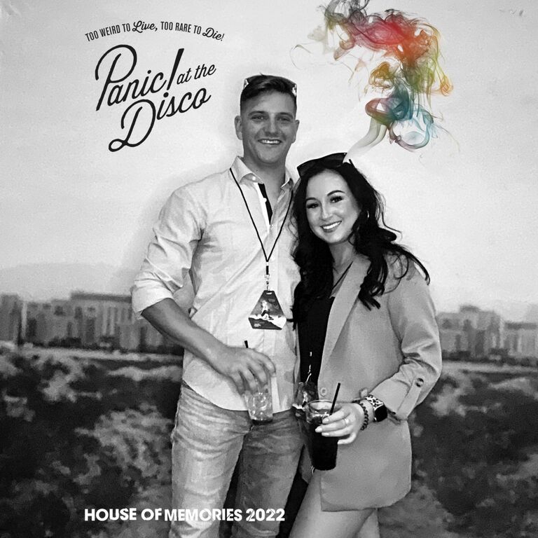 Our second trip to Las Vegas together to see our favorite band in concert - Panic! at the Disco 