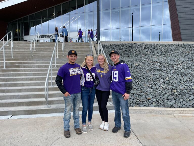 Vikings games are something we like to attend & watch on TV with friends/family!