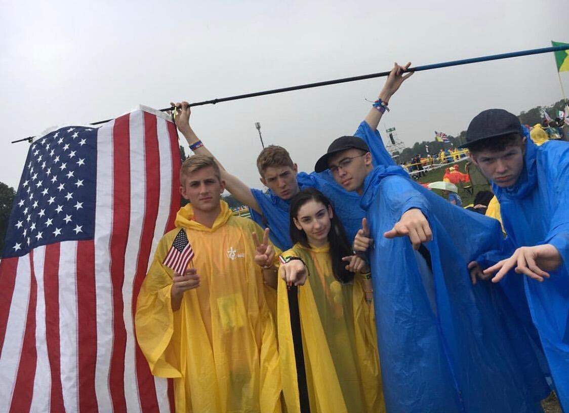 Perhaps the earliest photo to date- Sophia and Brandon met through the youth group at Holy Family Parish in Kirkland. There was no romance at this time, but they spent lots of time around each other, including 2 weeks at World Youth Day in Krakow, Poland. Little did they know the plan that God had in store for them!