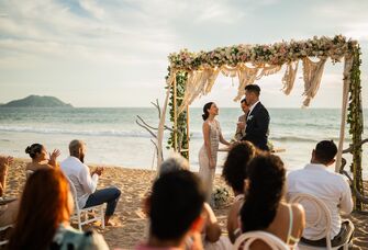 Mexico wedding venues - ceremony on the beach