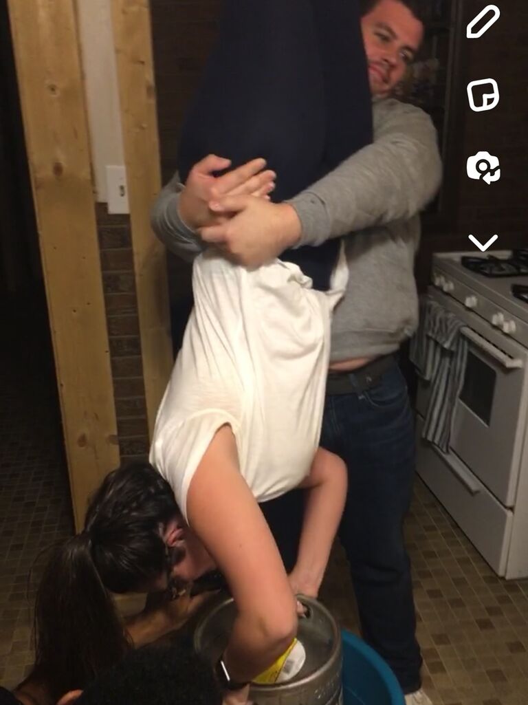 Josh, always being Kenzie's biggest supporter.