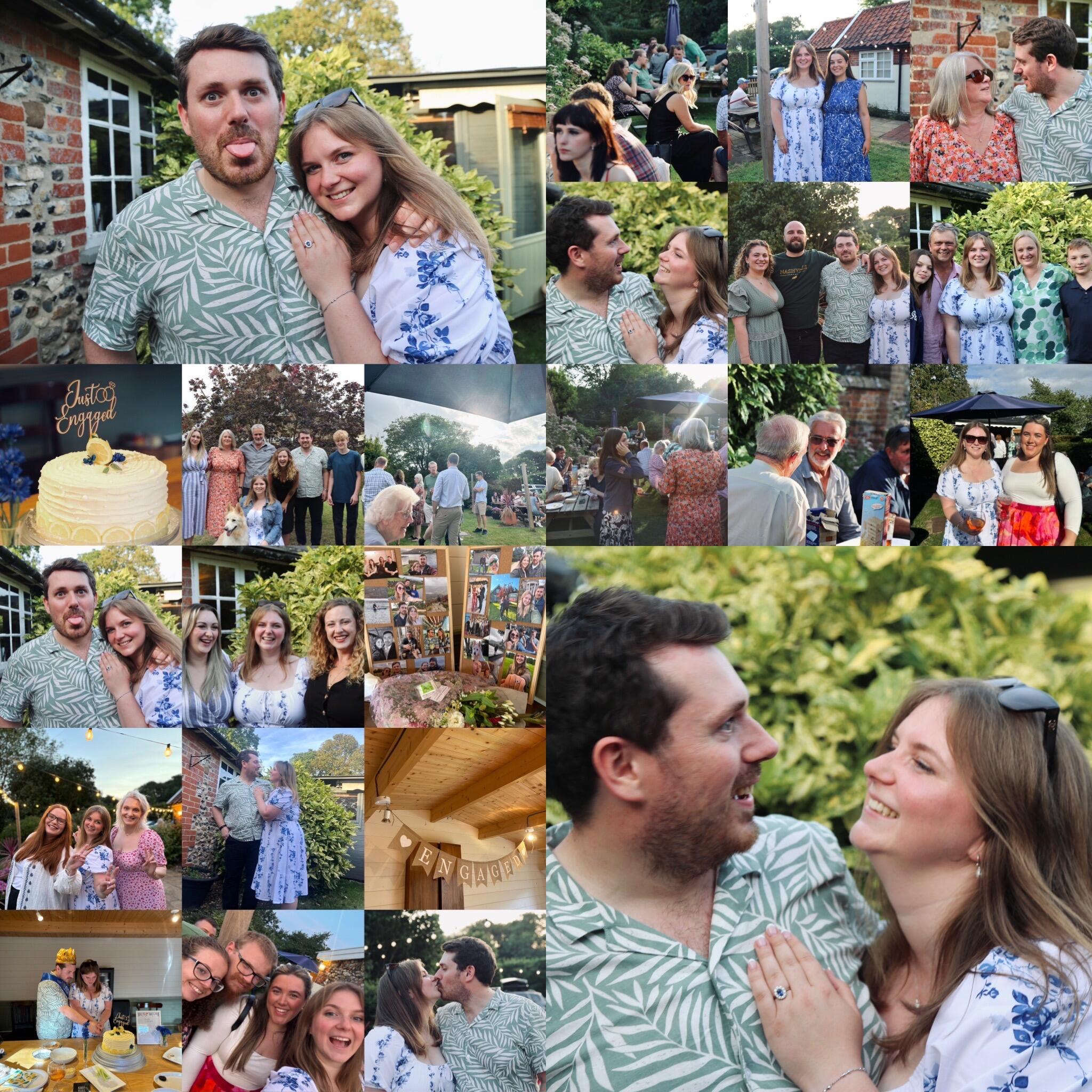 Our small engagement celebration at the Beehive pub in Horringer. What a lovely day to celebrate.