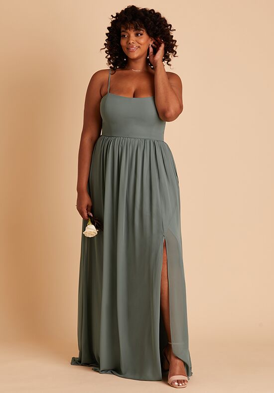 Birdy Grey August Convertible Dress in Chiffon Sea Glass Bridesmaid Dress