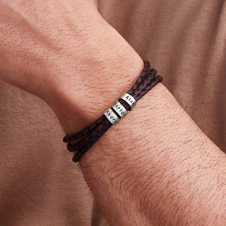 Leather custom bracelet