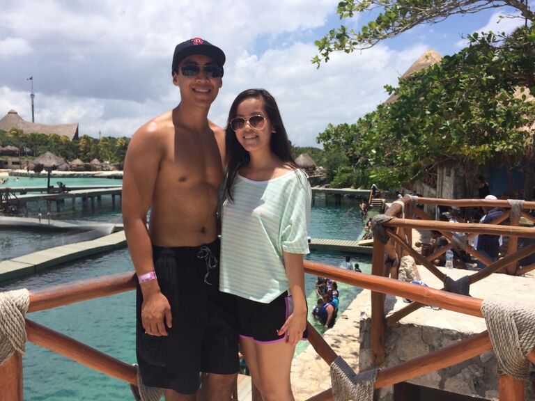 Cancun trip where Brian asked Kathy to be his GF