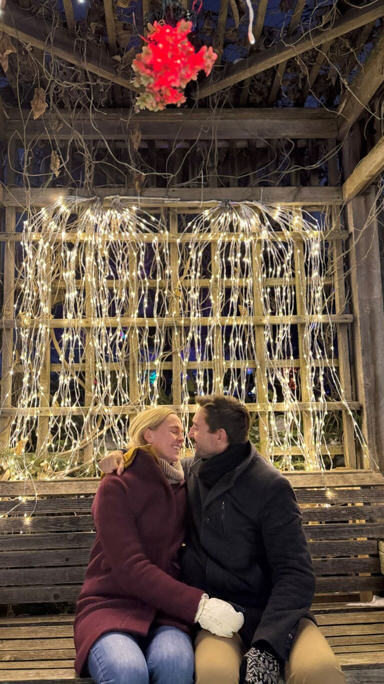 The day we got caught under the mistletoe in South Dakota!