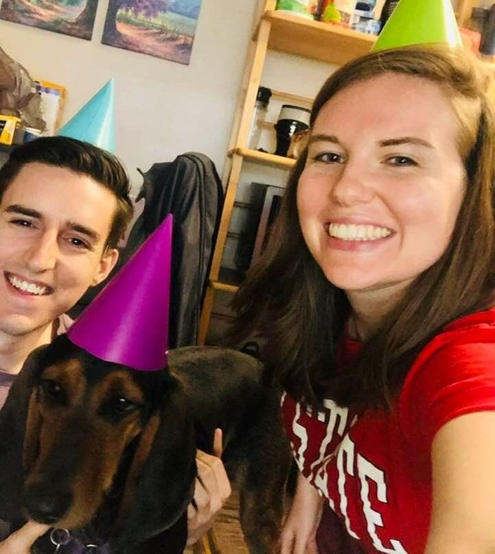 Our pup Amelia's 2nd birthday! We adopted her January of 2022