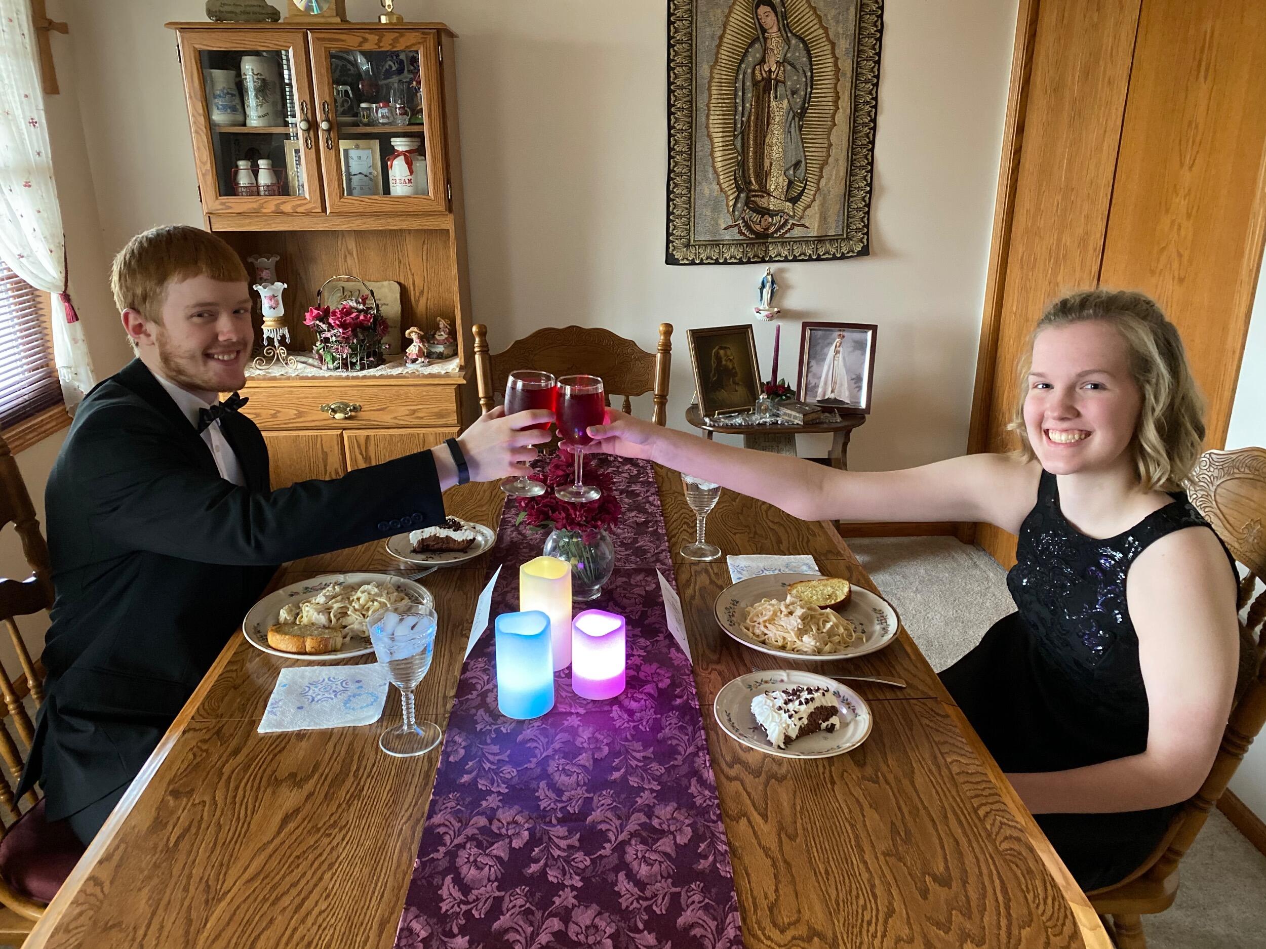 Home Prom during Covid