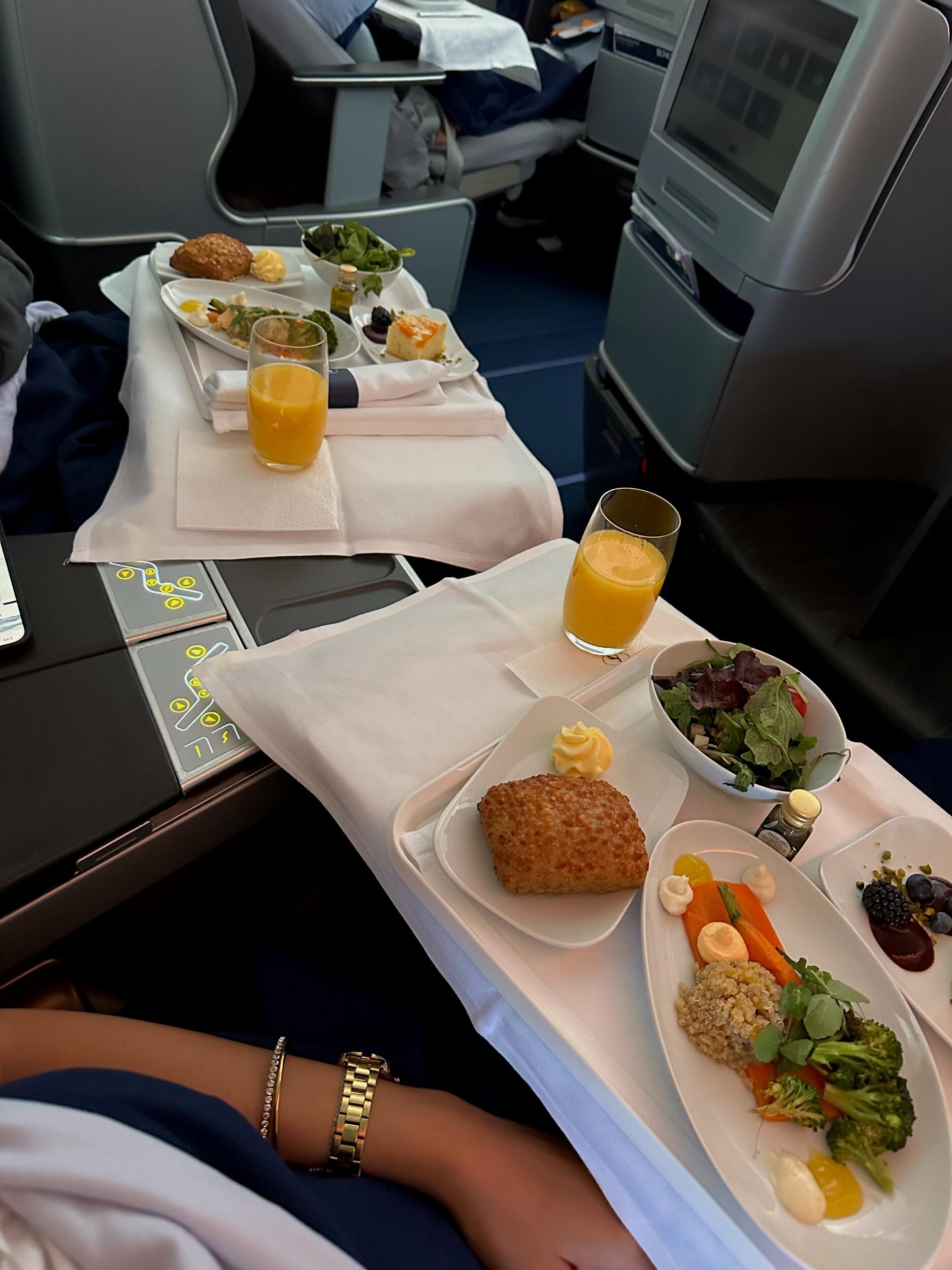 First flight to the U.S. together—long flight, big dreams, and a new beginning.