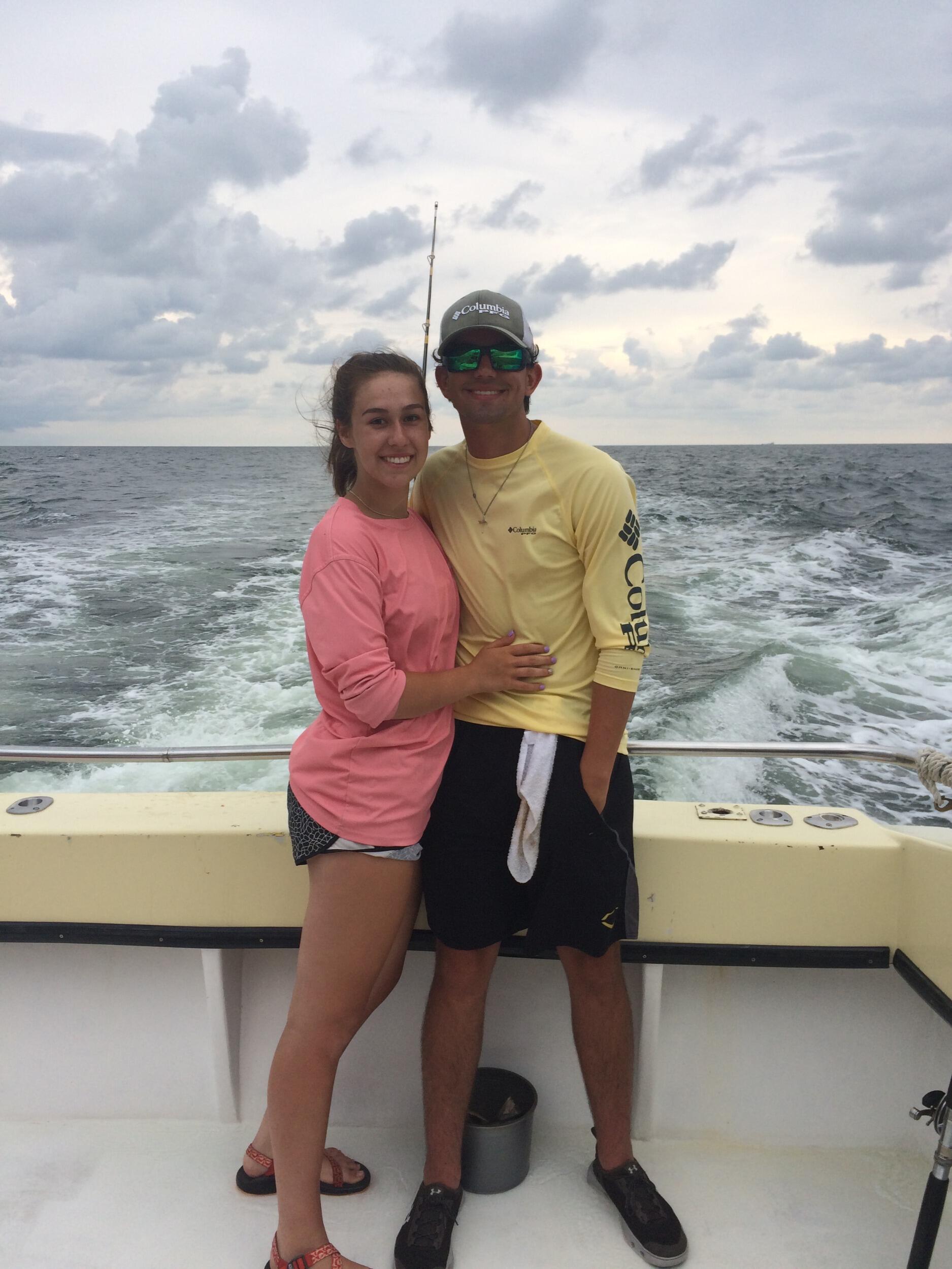 One of our deep sea fishing trips we took with Cauy's family!
