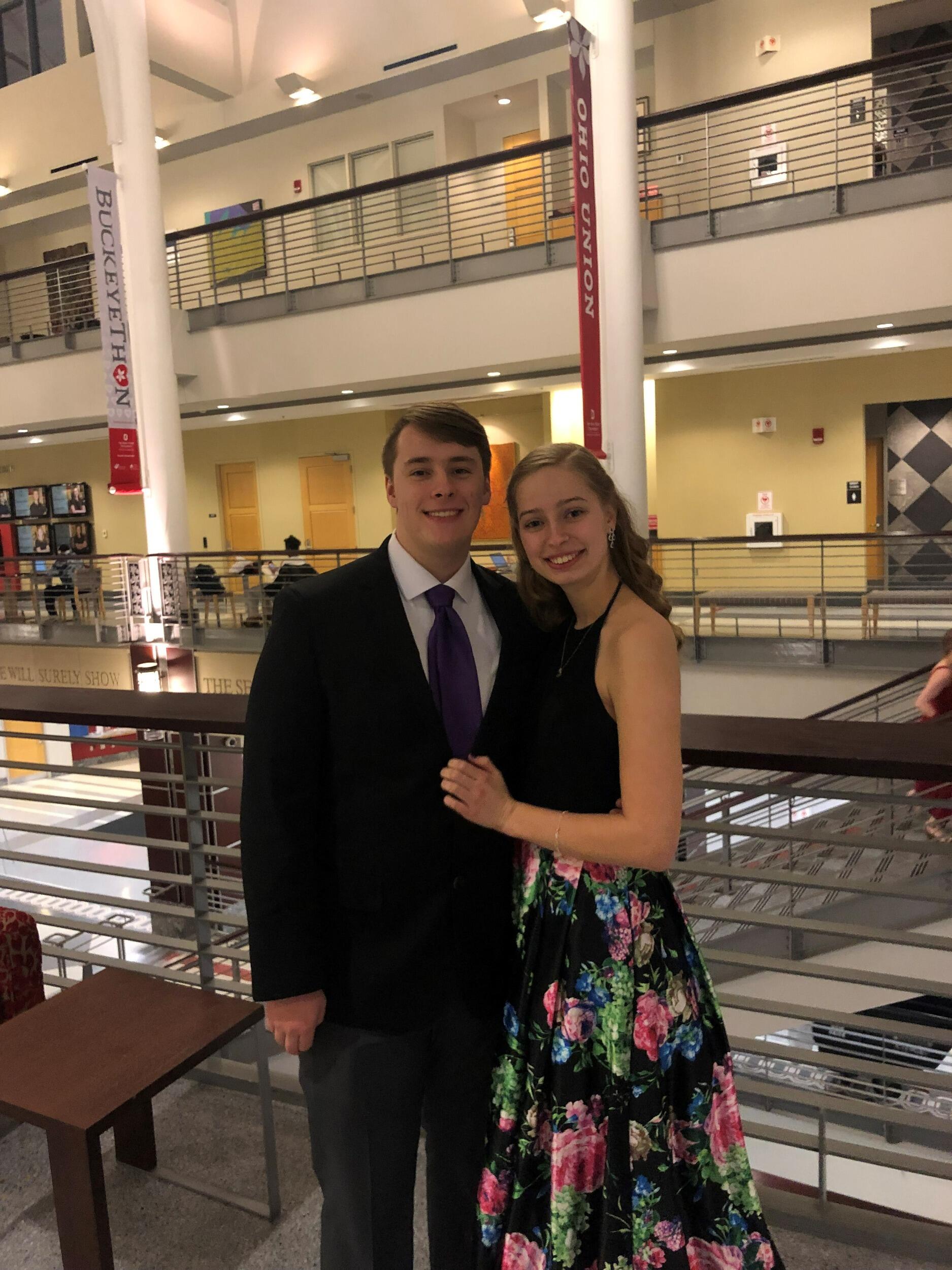 We got dressed up for the Engineering Ball