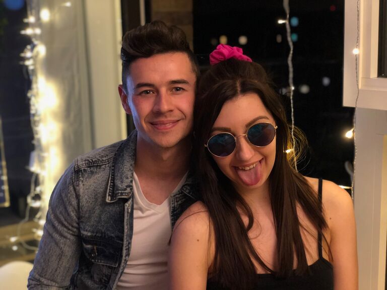 Just a pair of millennials clinging on to uni party days at a 90's theme party. Scott was rocking the double denim hard. 