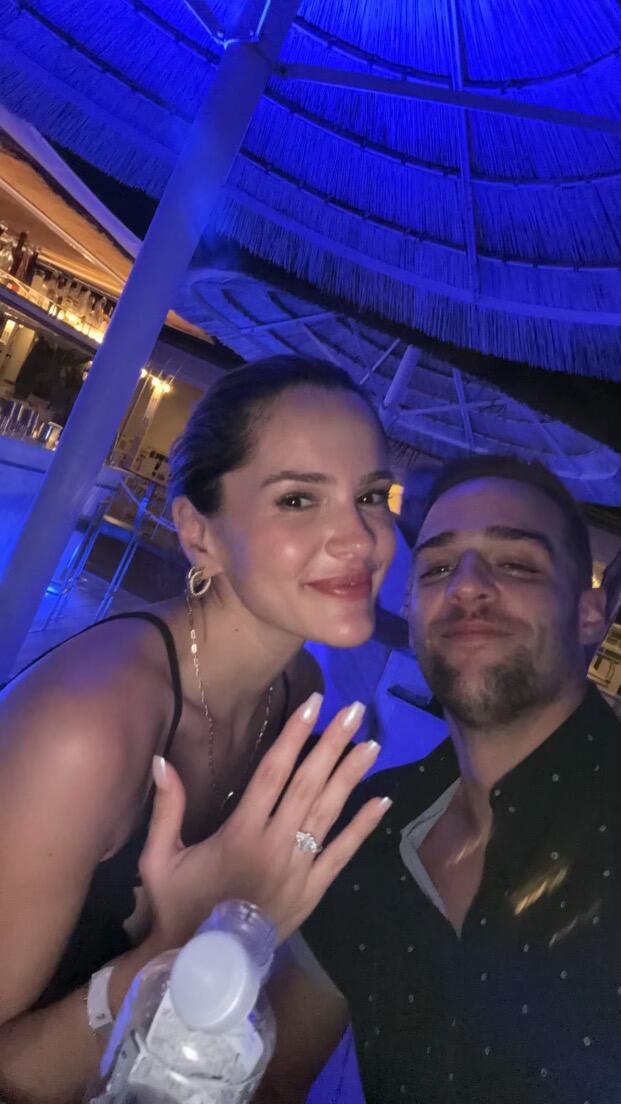 Chris proposed on the Positano beach.