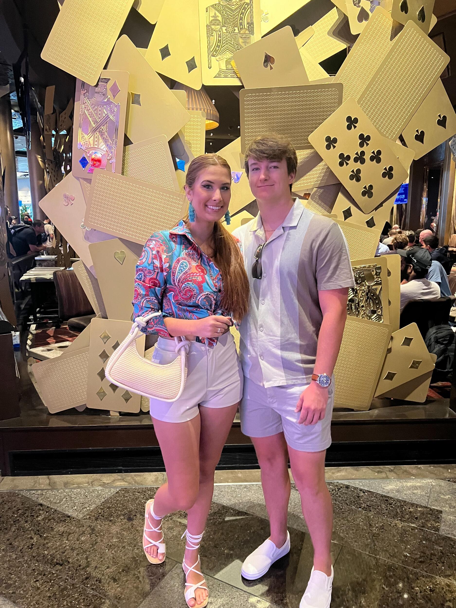 Collin and Chloe celebrated their 21st birthdays in Vegas with Chloe's parents.