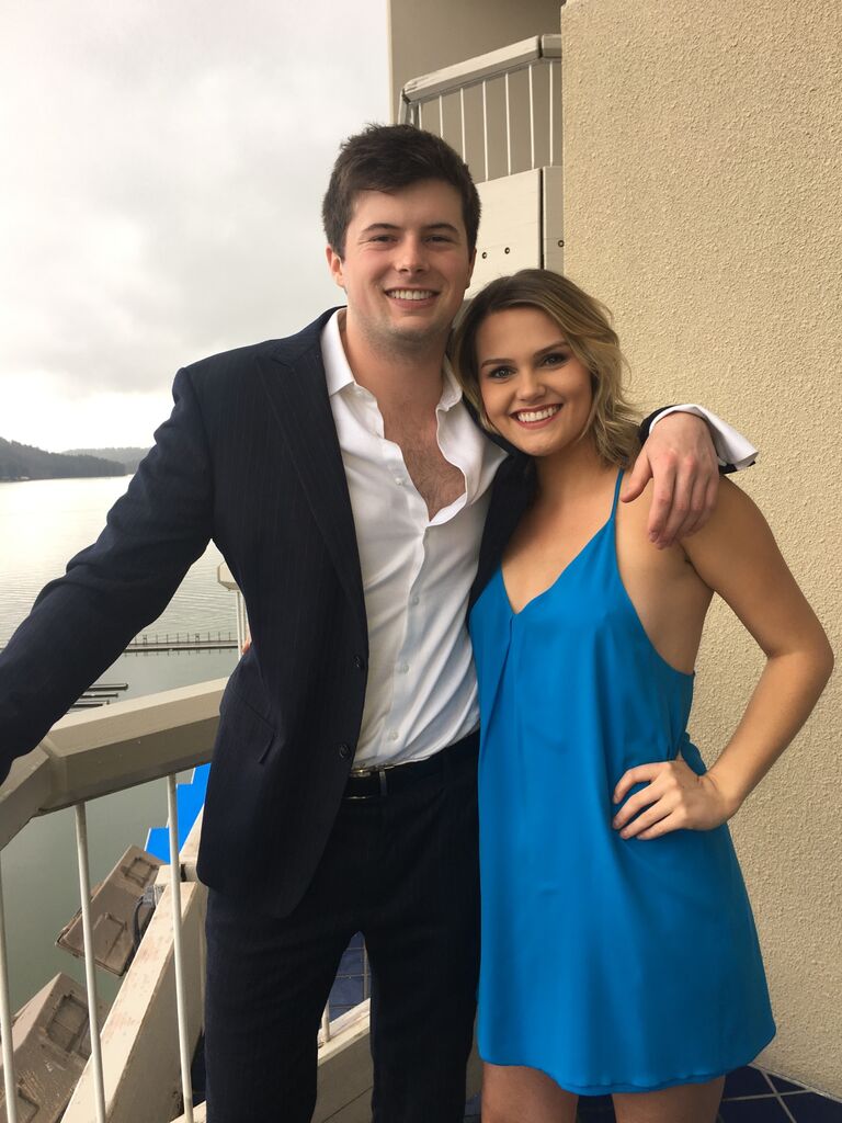 Alex's fraternity spring formal in Idaho.