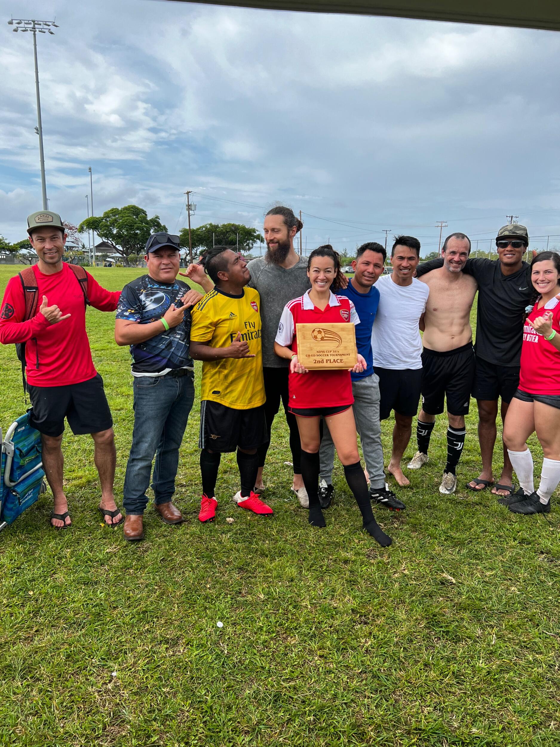 With Aiko back in town from another Asia trip, Kin was determined to get to know her better. Aiko’s co-ed team took 2nd place in the annual Kona cup (took 1st the other years tho ;), where Kin spent the weekend cheering on from the sidelines "for her teammates"…then made her laugh all night over shared stories, field BBQ tacos and bulgogi until the field lights would go off. 