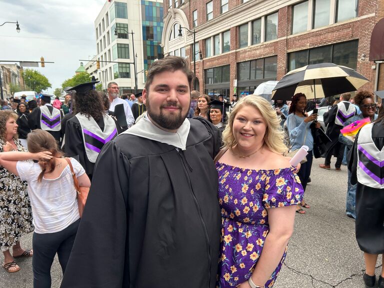 Matthew Graduates College!! So proud!!
