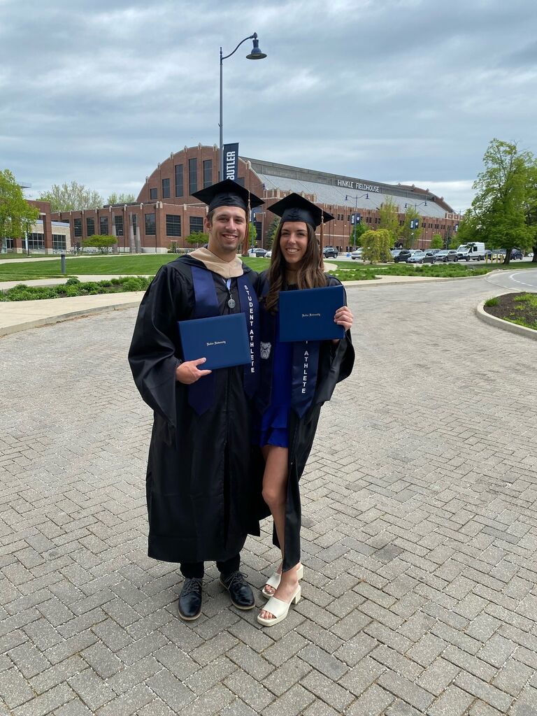 Butler Graduation - Alex and Megan completed their Masters in Professional Accounting together