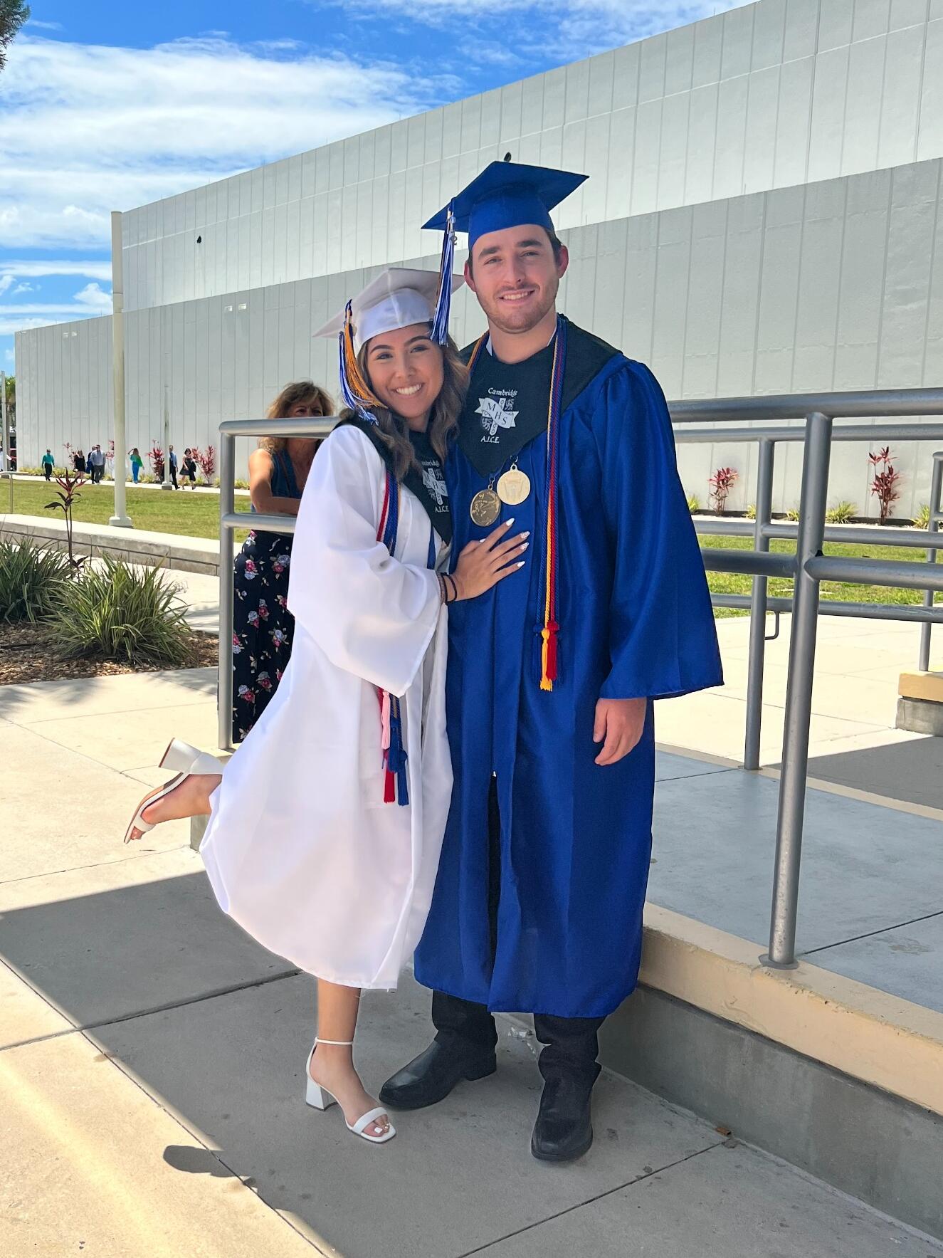 We graduated high school together!