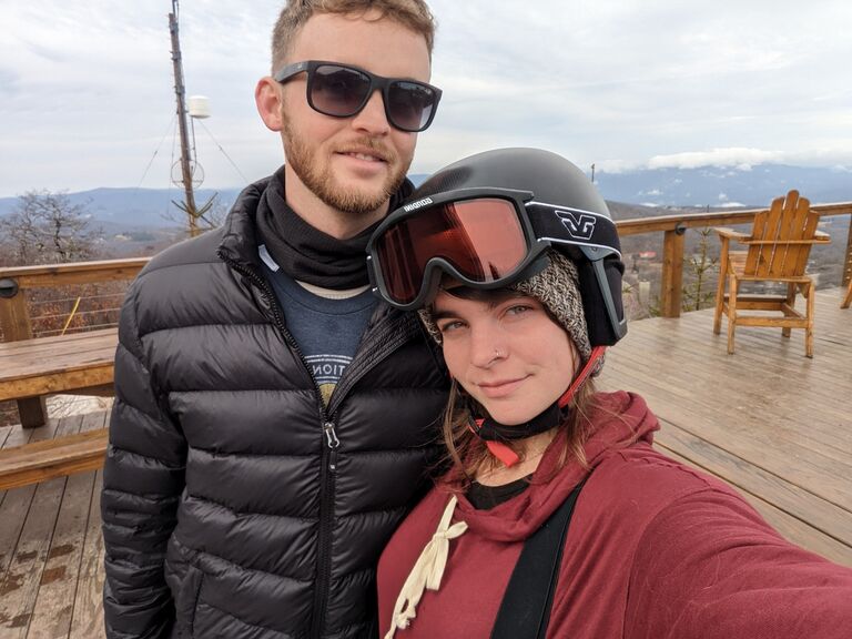 Skiing back home in NC