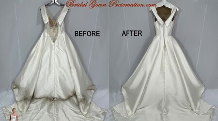 Bridal gown hotsell preservation near me