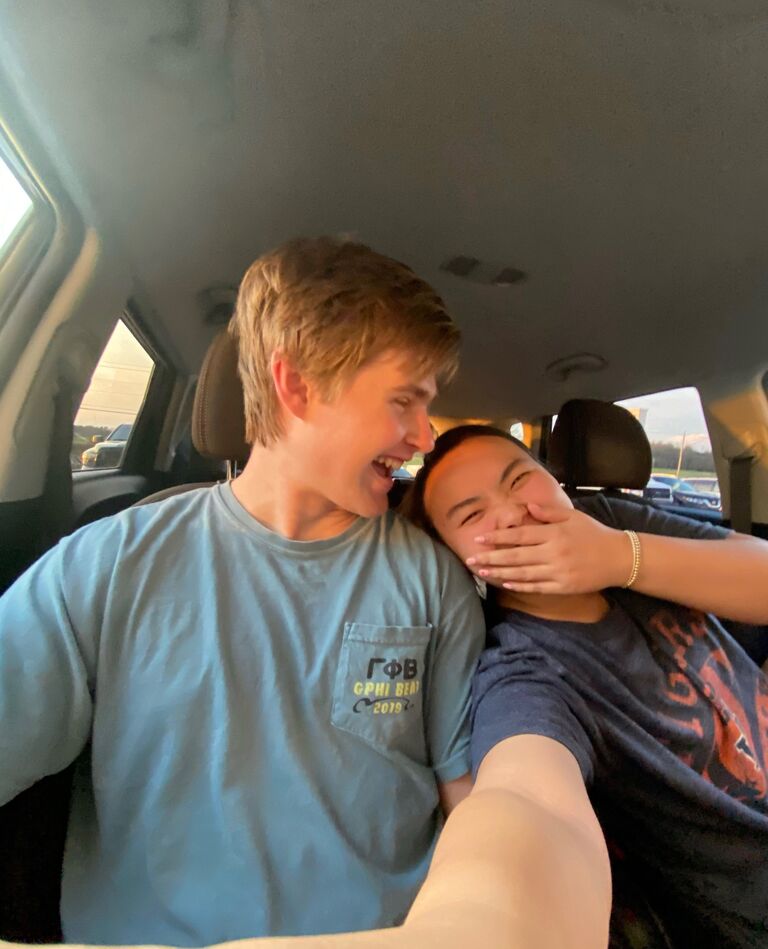They take lots of selfies and laugh a lot!