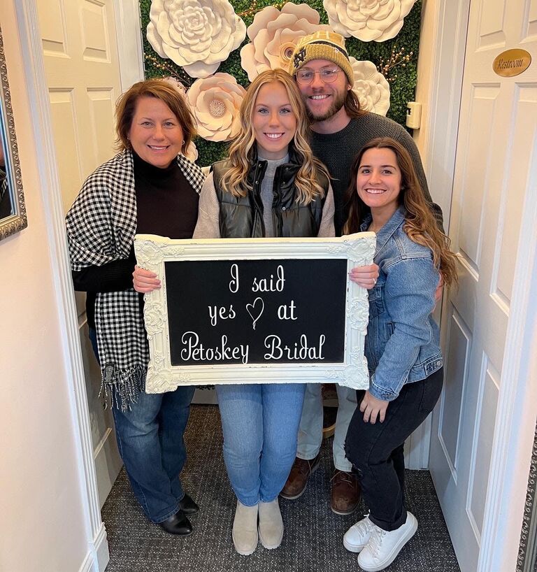 Said Yes to the Dress at Petoskey Bridal!