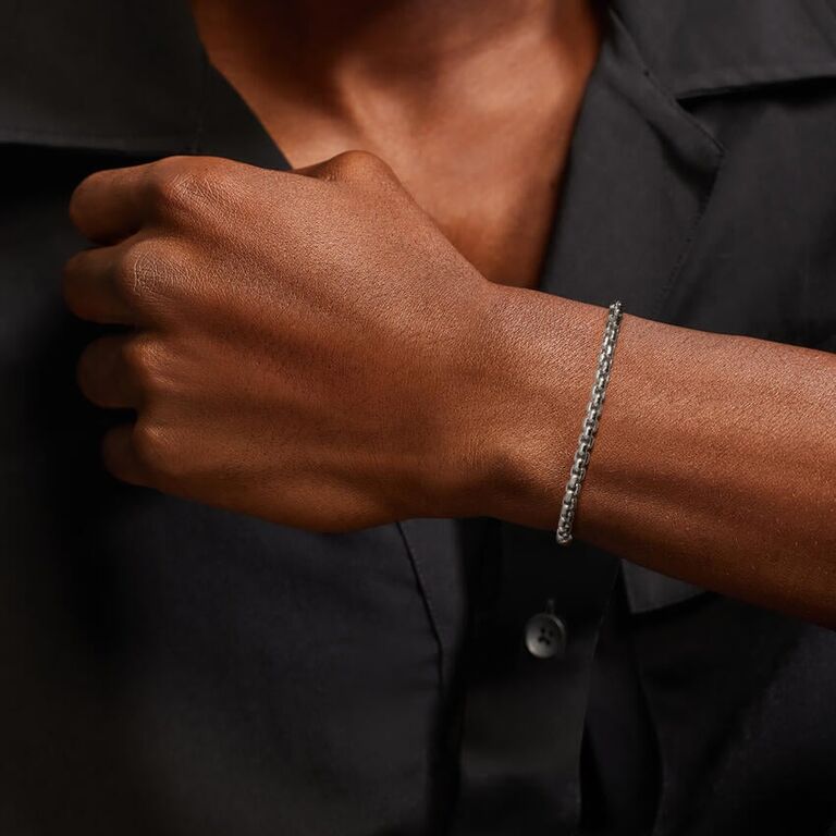 Brilliant Earth silver chain bracelet