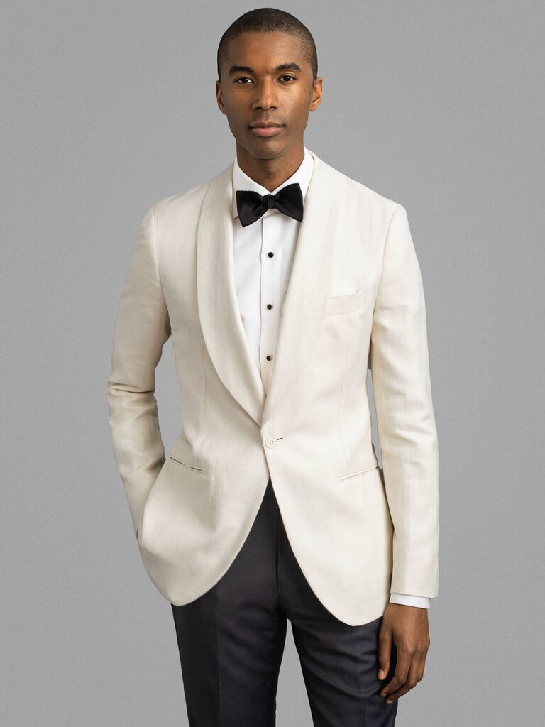 Is it ok to wear shop a white jacket to a wedding