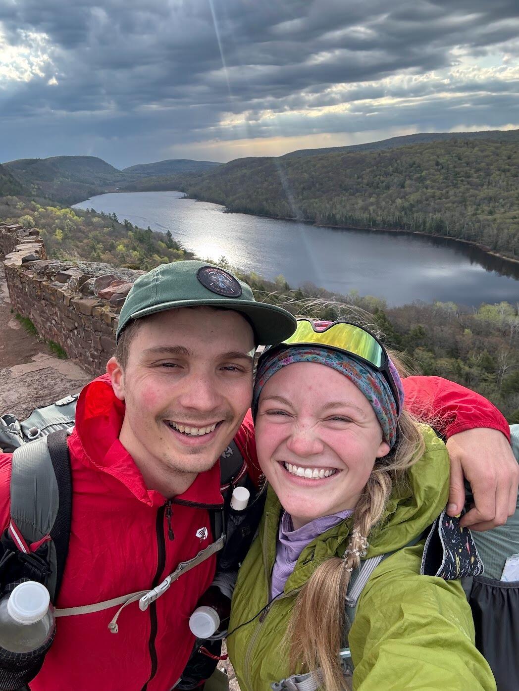 A very memorable 1 year anniversary backpacking trip to the Porkies in the Upper Peninsula of Michigan! 