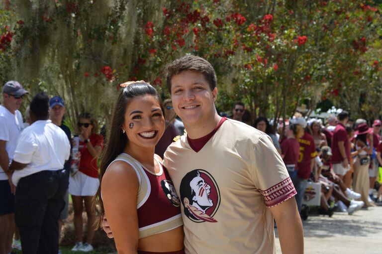 Cheering together at FSU