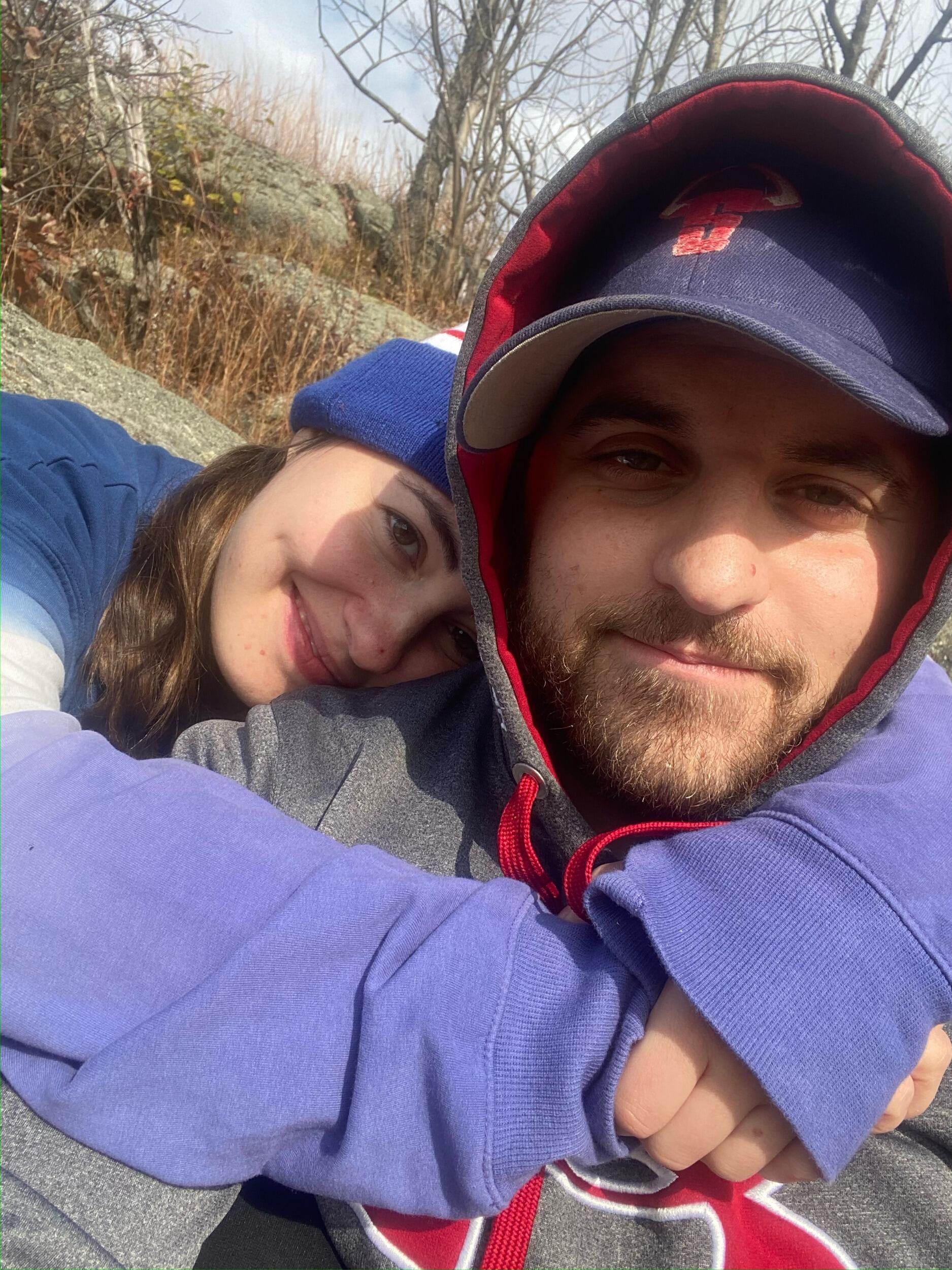 Went on hikes to the top of the world, together.  