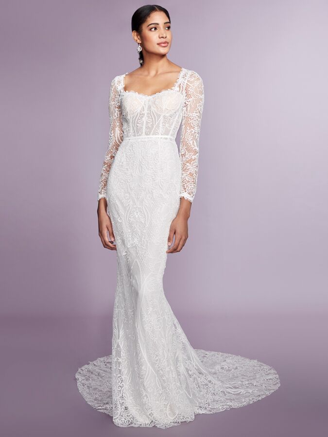 Marchesa notte outlet long sleeve gown